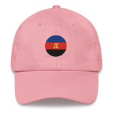 Polyamory Flag Embroidered Circle Cap: Celebratory LGBTQ+ Pride Design